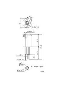 JCC 2.4-2.8mm Pitch Circle Diameter Laser Diode Socket - Image 1