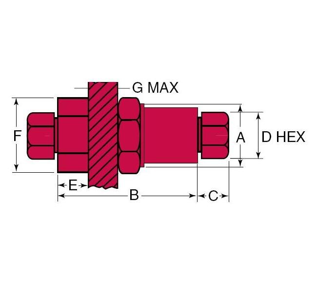 SSP Duolok Tube Fitting Nut, 1 inch, 316 SS - Image 1