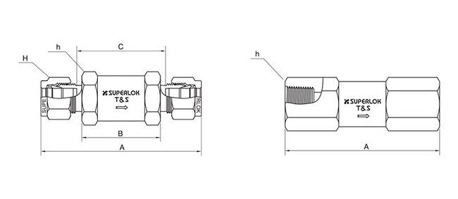 SPCV Series 1/2" FNPT Check Valve - Image 2