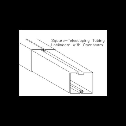 Square Lockseam Telescopic Tubing - Image 2