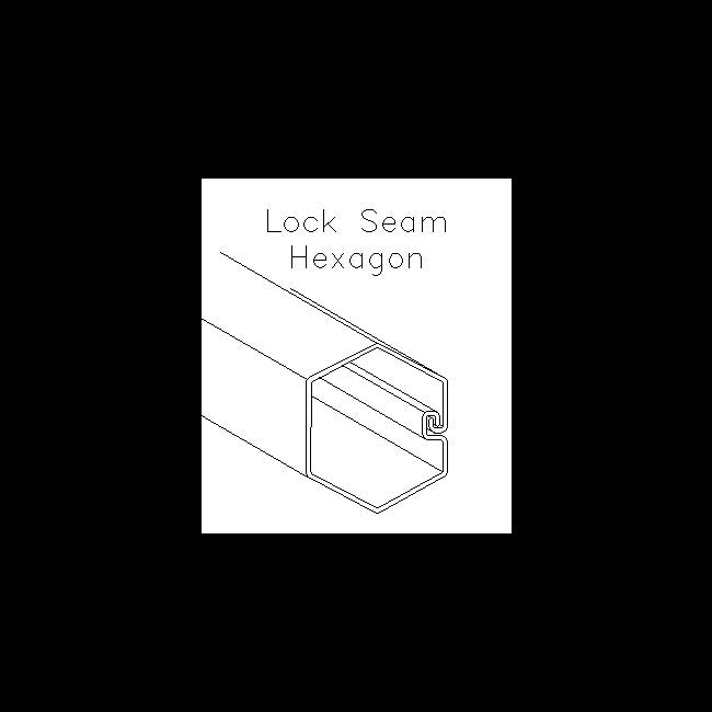 Hexagon Lock Seam Tubing & Tubes - Image 2