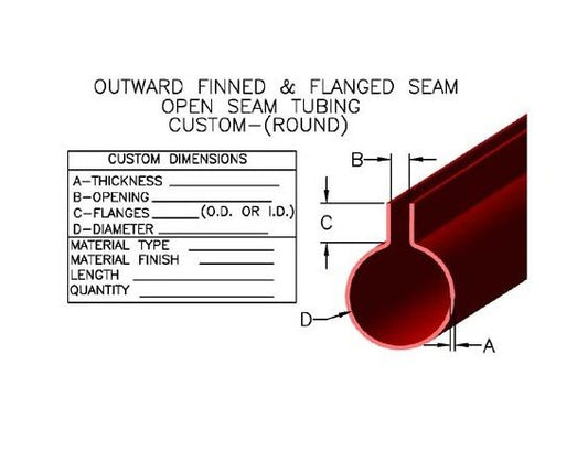 Custom Open Seam Tubing - Image 1
