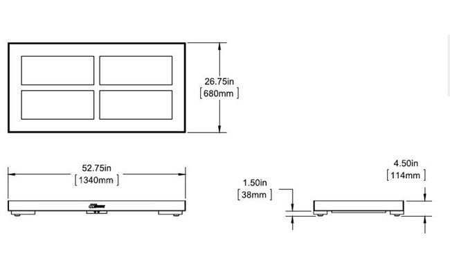 Spill Containment Dual Drum Scale - Model 4042-26x52â¢ - Image 2
