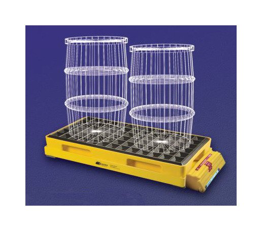 Scaletron Model 4042WB-26x52 Spill Containment Dual Drum Scales with Bladder - Image 1