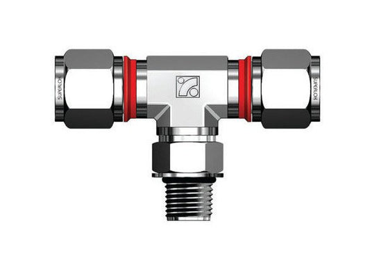 SPMBTI Series 1/2" Tube Male Branch Tee Fitting - Image 1