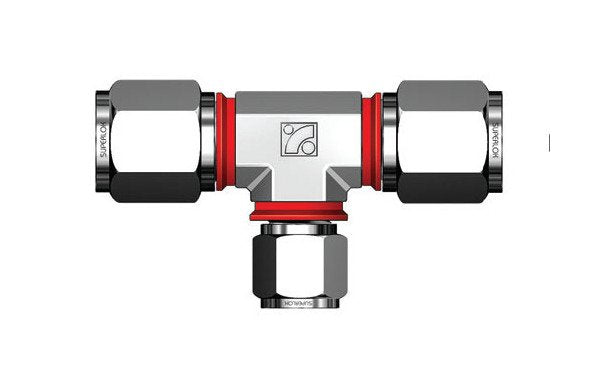SRUTI Series Reducing Union Tee Fitting - 1" to 3/4" - Image 1