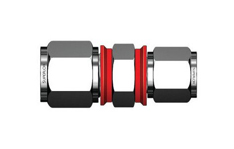 SRUI Series 10mm to 6mm Reducing Union for Metric Tube Connections - Image 1