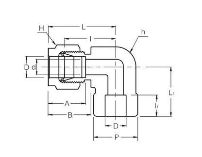 SSWEI Series 12mm Tube Socket Weld Elbow Connector - Image 2