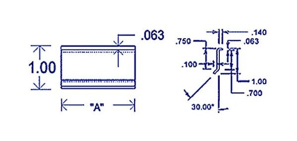 12-Inch Standard Chip Deflector Strip - Image 1