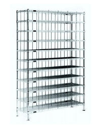 Eagle 72-Inch Depth Stainless Steel Shoe Rack