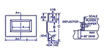 Premium 4.625 Inch Chip Deflector with 16 Gauge Cold-Rolled Steel - Image 2