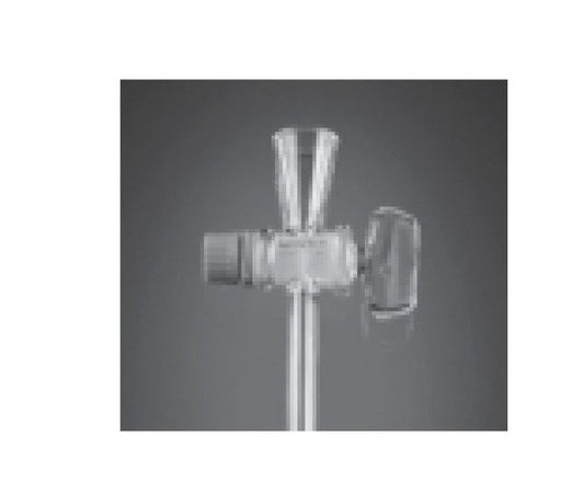 Lab Glass Funnel Repair Stopcock 1:10 Bore 4mm - Image 1