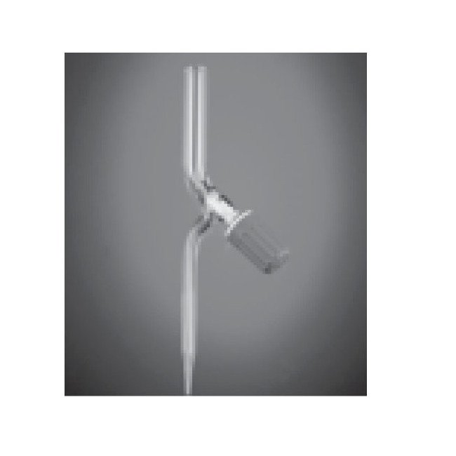 GP Burette Stopcock - Borosilicate Glass 3-Key Bore 12mm Sidearm - Image 1