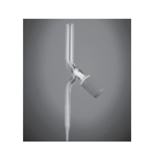 GP Burette Stopcock - Borosilicate Glass 3-Key Bore 12mm Sidearm - Image 1