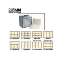 Heavy-Duty Steel Cabinet with Molded Plastic Parts Keepers