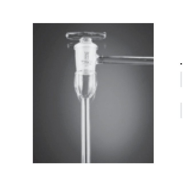 High Vacuum Right Angle Pump Pattern Stopcock - Image 1