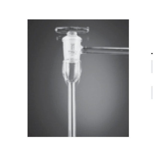 High Vacuum Right Angle Pump Pattern Stopcock - Image 1