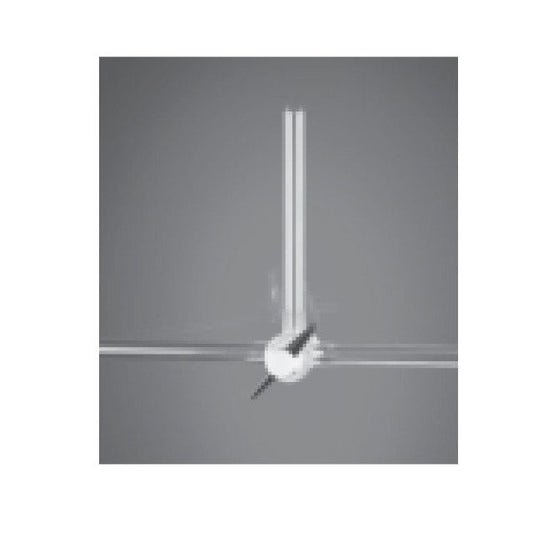 Interflon® 1:7.5 PTFE T-Bore 3-Way Capillary Stopcock - Image 1