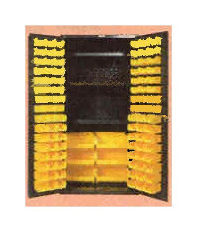 Heavy Duty 102 Bin/3 Shelf Cabinet - Image 1