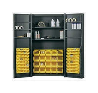 Industrial Bin & Shelf Storage Cabinet