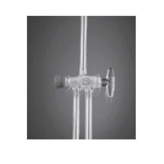 Springham Glass T-Bore 3-Way Stopcock 1:10 - Image 1