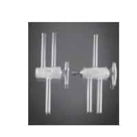 High Vacuum Double Oblique Stopcock