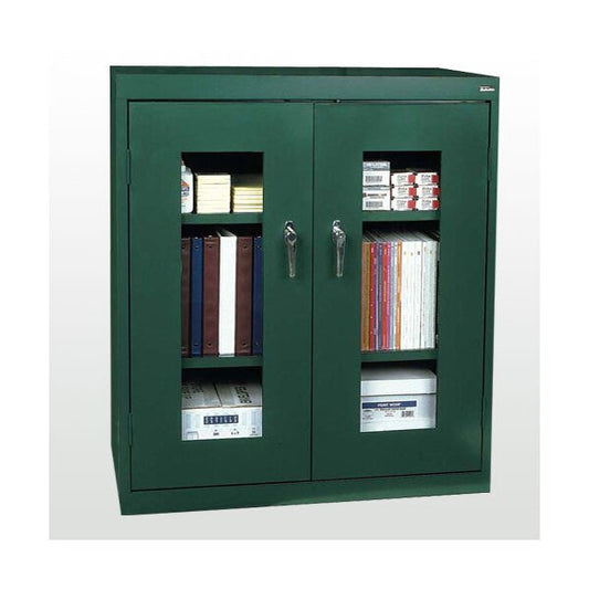 Clear View Counter Height Steel Cabinet - Image 1