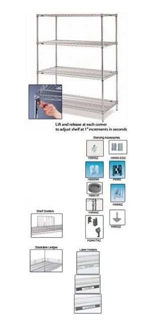 Adjustable Steel Shelving Unit - Super Adjustable 2™ Series - Image 1