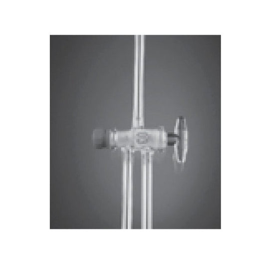 Springham Glass Double Oblique Stopcock, 1:10 Ratio - Image 1