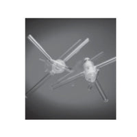 Springham® T Bore 3-Way High Vacuum Stopcock