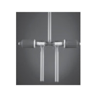 High Performance HP 3-Way Stopcock - Rotaflo® Key Bore 6