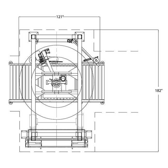 6" CPVC Simplex Basket Strainer w/FPM Seal, Flanged Connections - Image 2