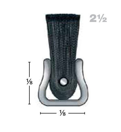 Tanis® 2 Inch Nylon Fill/Galvanized Backing Strip Brush - Image 2
