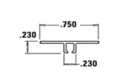 Tanis® 2 Inch Nylon Fill/Galvanized Backing Strip Brush - Image 4