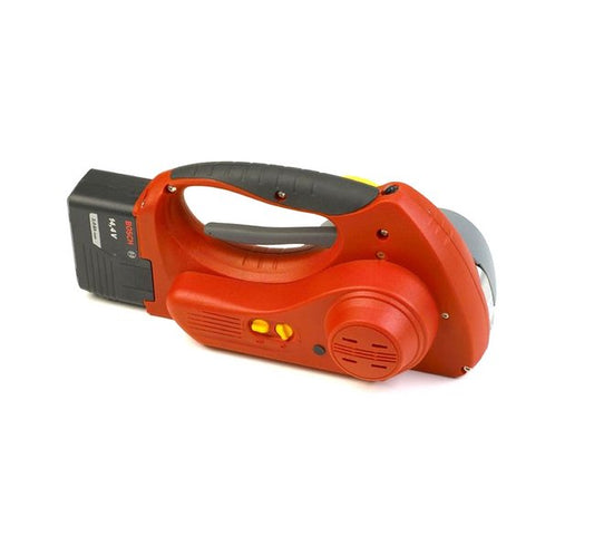 Heavy Duty Battery-Powered Strapping Hand Tool for Polyester and Polypropylene Materials - Image 1