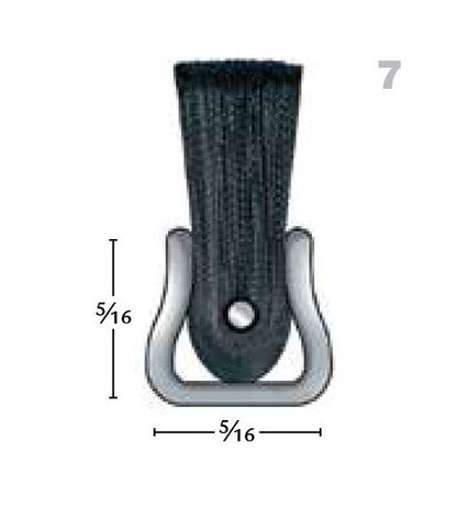 1 Inch Metal Back Strip Brush with Nylon Fill/Stainless Steel Backing - Image 2