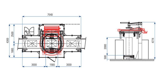 4" PVC Simplex Basket Strainer with FPM Seal & Flanged End Connections - SB Series - Image 2