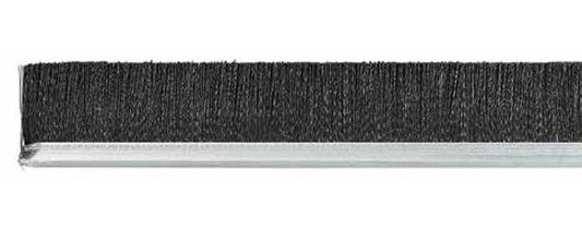 Nylon Fill/Galvanized Backing Strip Brush - 8" Overall Trim, 96" Length - Image 1