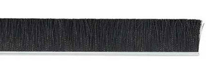 96" Metal Back Strip Brush, Nylon Fill/Stainless Steel, #7 & #10 - Image 1