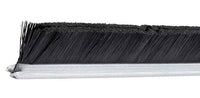 Tanis® Metal Back Strip Brush - 2'' x 96'' - Nylon Filament - Galvanized Backing