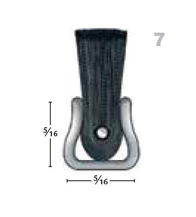 Tanis® Metal Back Strip Brush - 2'' x 96'' - Nylon Filament - Galvanized Backing - Image 2