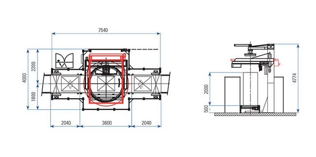 1-1/4" PVC Simplex Basket Strainer with FPM Seal, Flanged Connections - Image 2
