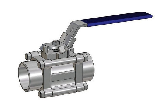 SWB 320 Series Swing-Out Ball Valve - 0.516 Inch Orifice - Image 1