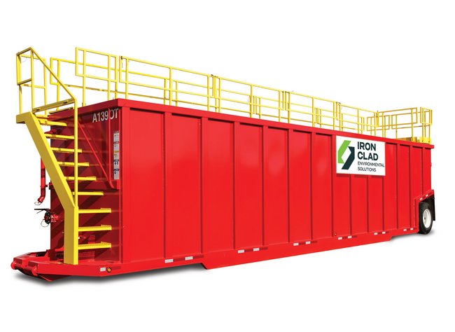 21,000 Gallon Open-Top Stainless Steel Frac Tank - IRONCLAD Environmental Solutions - Image 1