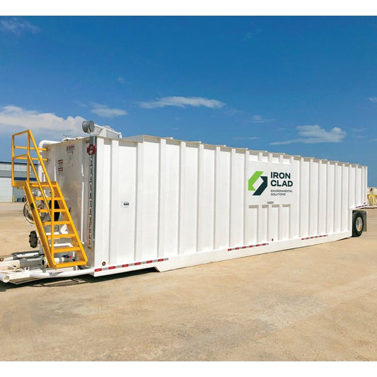 21,000 Gallon Round Bottom Steel Frac Tank - Image 1