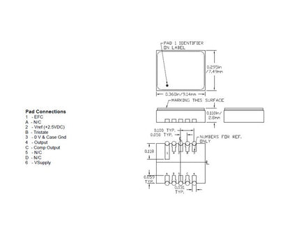 Greenray Industries TCXO 750kHz-800MHz Crystal Oscillator - Image 2