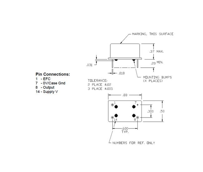 Greenray TCXO Megahertz Frequency Temperature-Compensated Crystal Oscillator - Image 2