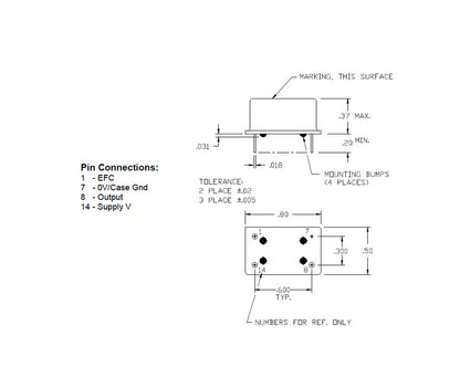 Greenray TCXO Megahertz Frequency Temperature-Compensated Crystal Oscillator - Image 2
