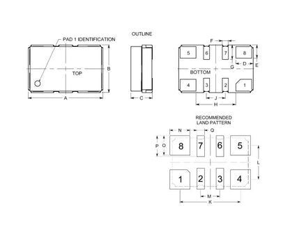 Greenray TCXO 52MHz High Stability Crystal Oscillator - Image 2