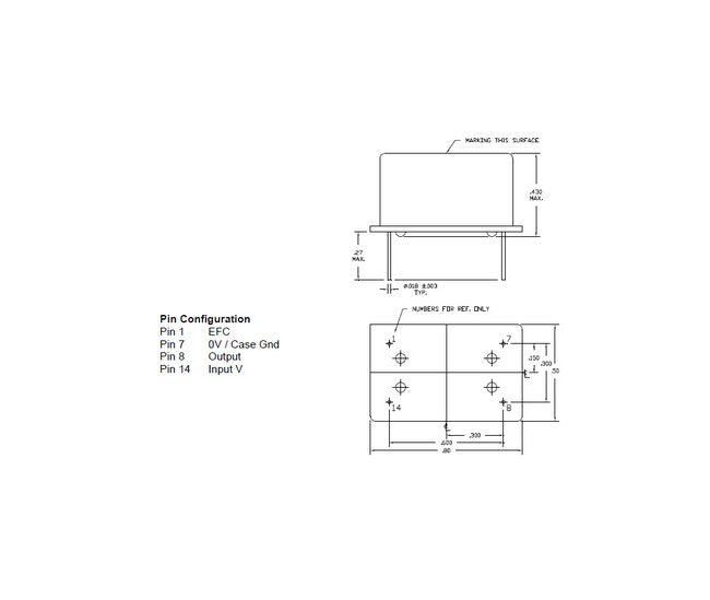 Greenray TCXO 10-50MHz Temperature-Compensated Crystal Oscillator - Image 2
